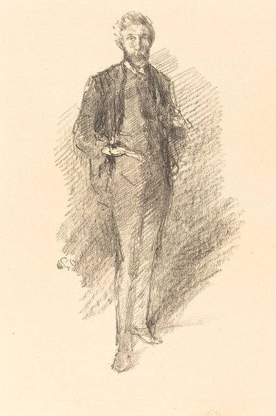 Studie: Joseph Pennell, 1896. od James Abbott McNeill Whistler