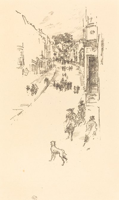 Neděle, Lyme Regis, 1895. od James Abbott McNeill Whistler
