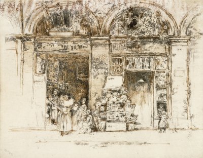 Slunečnice, Rue des Beaux-Arts, kolem 1892-93 od James Abbott McNeill Whistler
