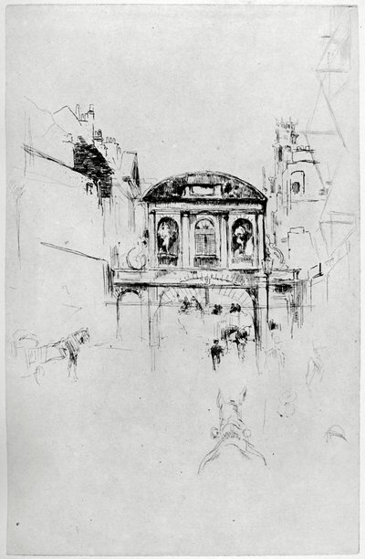Temple Bar, 19. století 1904. od James Abbott McNeill Whistler