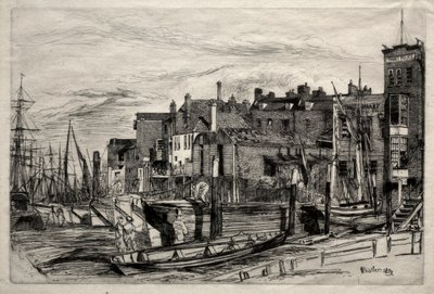Temžská policie, 1859. od James Abbott McNeill Whistler
