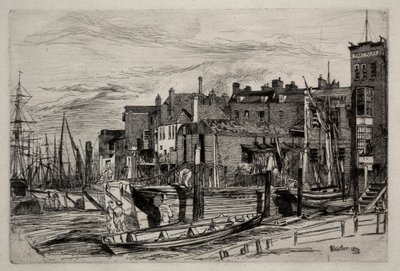 Temžská policie, 1859. od James Abbott McNeill Whistler