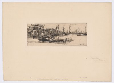 Sklady na Temži od James Abbott McNeill Whistler