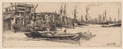 Sklady na Temži od James Abbott McNeill Whistler
