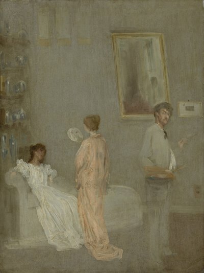 Umělec ve svém ateliéru, 1865/66 od James Abbott McNeill Whistler