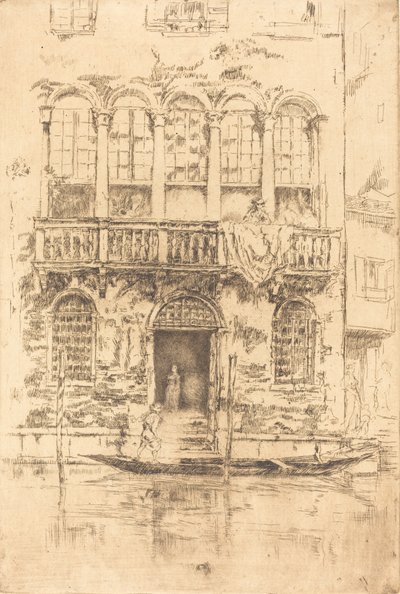 Balkon, 18791880. od James Abbott McNeill Whistler