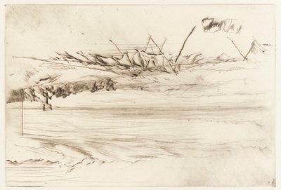 Pláž, Hastings, 1873. od James Abbott McNeill Whistler