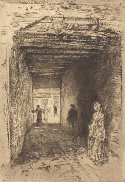 Žebráci, 18791880. od James Abbott McNeill Whistler