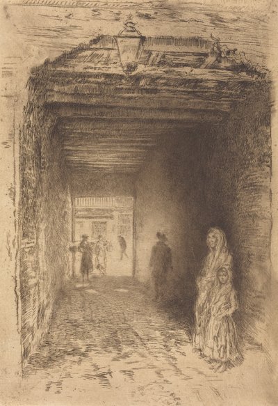 Žebráci, 18791880. od James Abbott McNeill Whistler