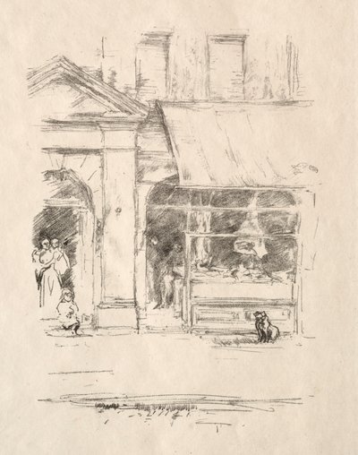 The Butchers Dog, 1896. od James Abbott McNeill Whistler