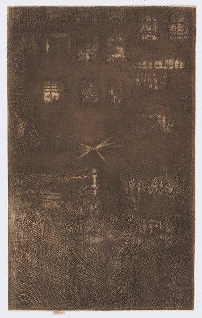 Taneční dům: Nocturne od James Abbott McNeill Whistler