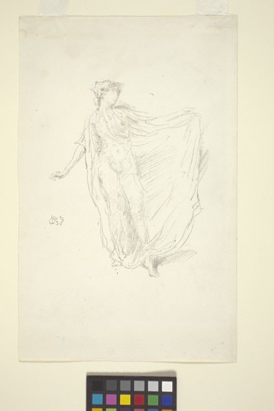 Tančící dívka (převodová litografie) od James Abbott McNeill Whistler