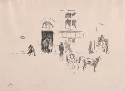 The Gaiety Stage Door, 1879. od James Abbott McNeill Whistler