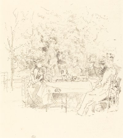 Zahrada, 1891. od James Abbott McNeill Whistler