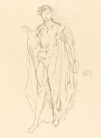 Dívka, c. 1891. od James Abbott McNeill Whistler
