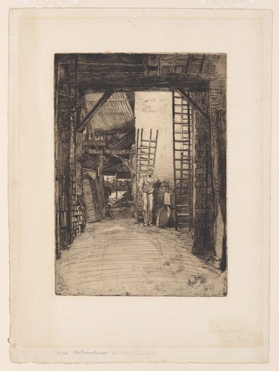 Spalovač vápna od James Abbott McNeill Whistler