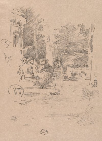 Malá kavárna v lese, 1894. od James Abbott McNeill Whistler