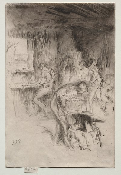 Malá kovárna. od James Abbott McNeill Whistler