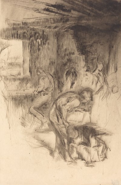 Malá kovárna, 1875. od James Abbott McNeill Whistler