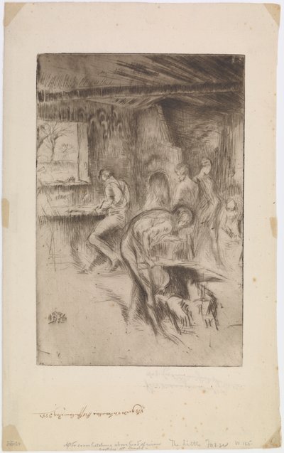 The Little Forge, Liverpool, 1875. od James Abbott McNeill Whistler