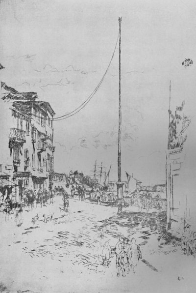 Malý stožár, c1880, 1925. od James Abbott McNeill Whistler