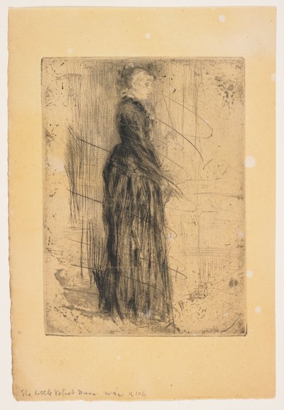 Das kleine Samtkleid od James Abbott McNeill Whistler