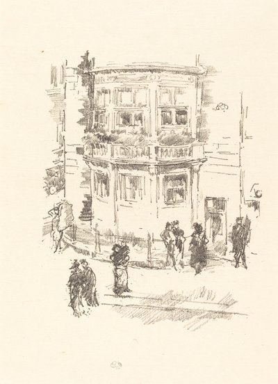 Manažerské okno, Gaiety Theatre, 1896. od James Abbott McNeill Whistler