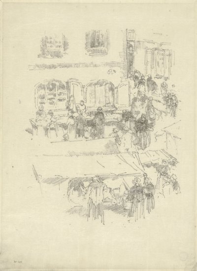 Tržiště, Vitré od James Abbott McNeill Whistler