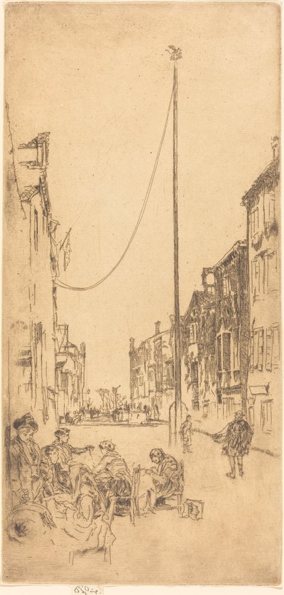 Stožár, 18791880. od James Abbott McNeill Whistler