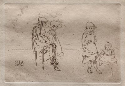 Děti Menpes. od James Abbott McNeill Whistler