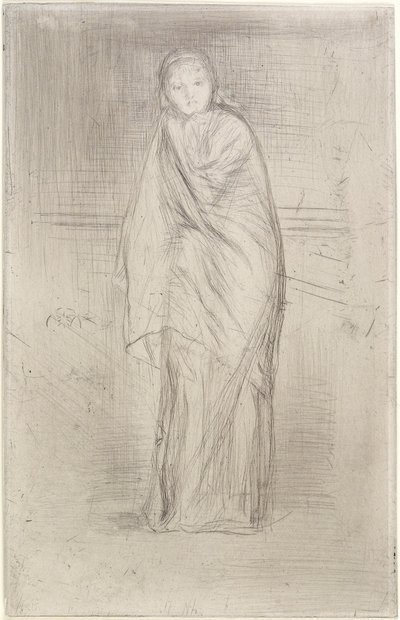 Odpočinek modelu, 1870 od James Abbott McNeill Whistler