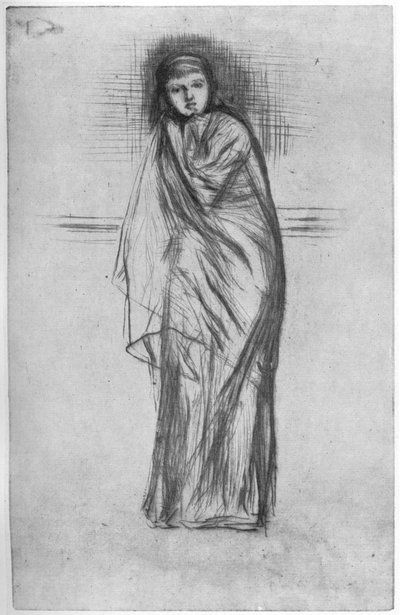 The Model Resting, 19. století 1904. od James Abbott McNeill Whistler