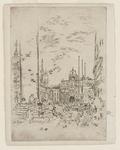 Piazzetta od James Abbott McNeill Whistler
