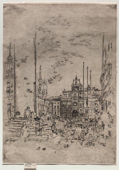 Piazzetta, 1880. od James Abbott McNeill Whistler
