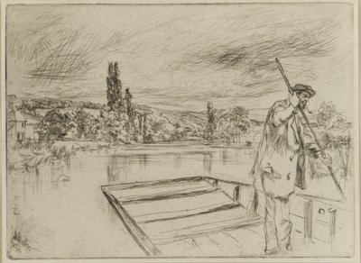Punt, 1861 (lept na papíře) od James Abbott McNeill Whistler