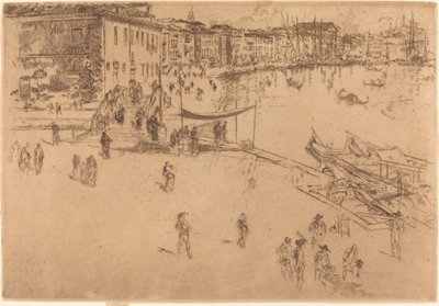 Riva, č. II, 1880. od James Abbott McNeill Whistler