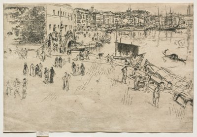 Riva, č. 1, 1880. od James Abbott McNeill Whistler