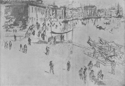 Riva, číslo dvě, c1880, 1904 od James Abbott McNeill Whistler