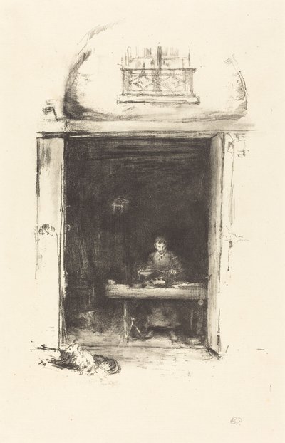 Smith, Passage du Dragon, 1894. od James Abbott McNeill Whistler