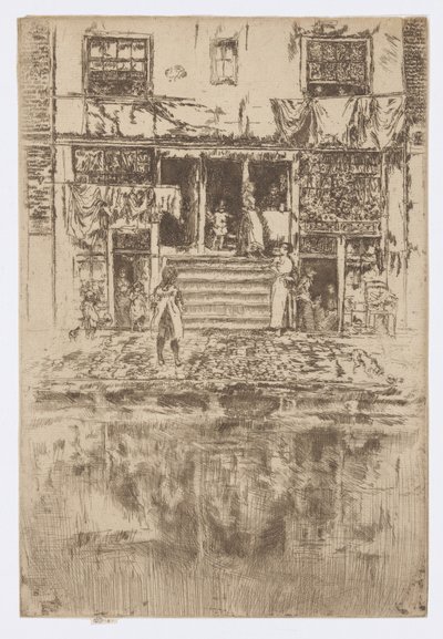 The Steps, Amsterdam od James Abbott McNeill Whistler
