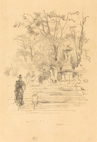 The Steps, Lucembursko, 1893. od James Abbott McNeill Whistler