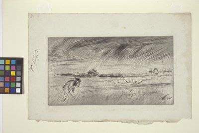 Bouře (suchá jehla) od James Abbott McNeill Whistler