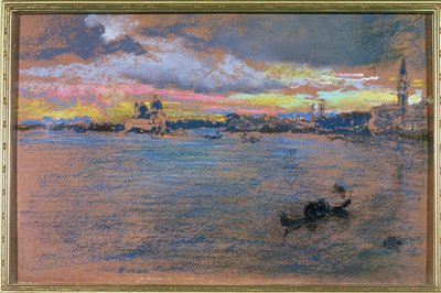 Bouře - Západ slunce, 1880 od James Abbott McNeill Whistler