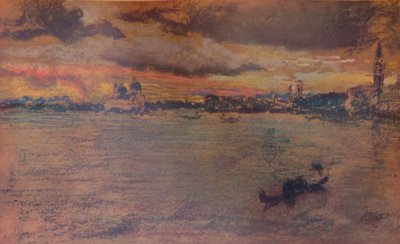 Bouře, západ slunce, 1880, 1904 od James Abbott McNeill Whistler
