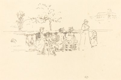 The Terrace, Lucembursko, 1894. od James Abbott McNeill Whistler