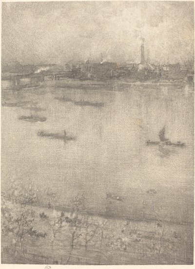 Temže, 1896. od James Abbott McNeill Whistler