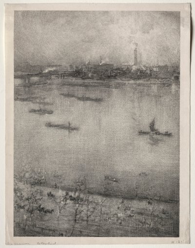 Temže, 1896. od James Abbott McNeill Whistler