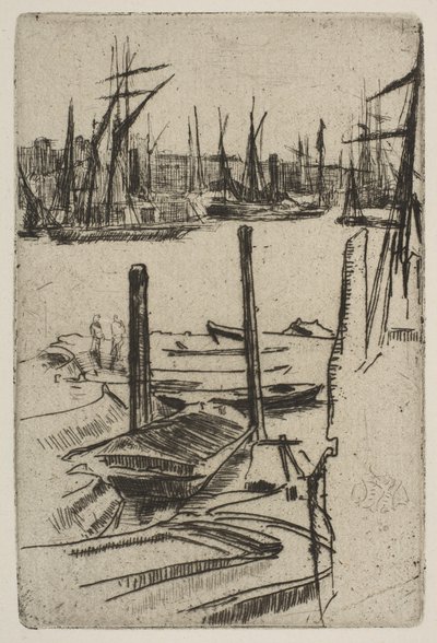 Malý bazén, [1879]. od James Abbott McNeill Whistler