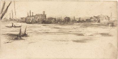 Neklidná Temže, c. 1875. od James Abbott McNeill Whistler