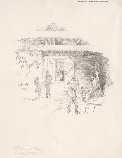 The Tyresmith, 1890. od James Abbott McNeill Whistler